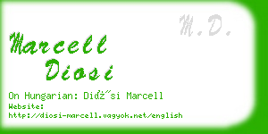 marcell diosi business card